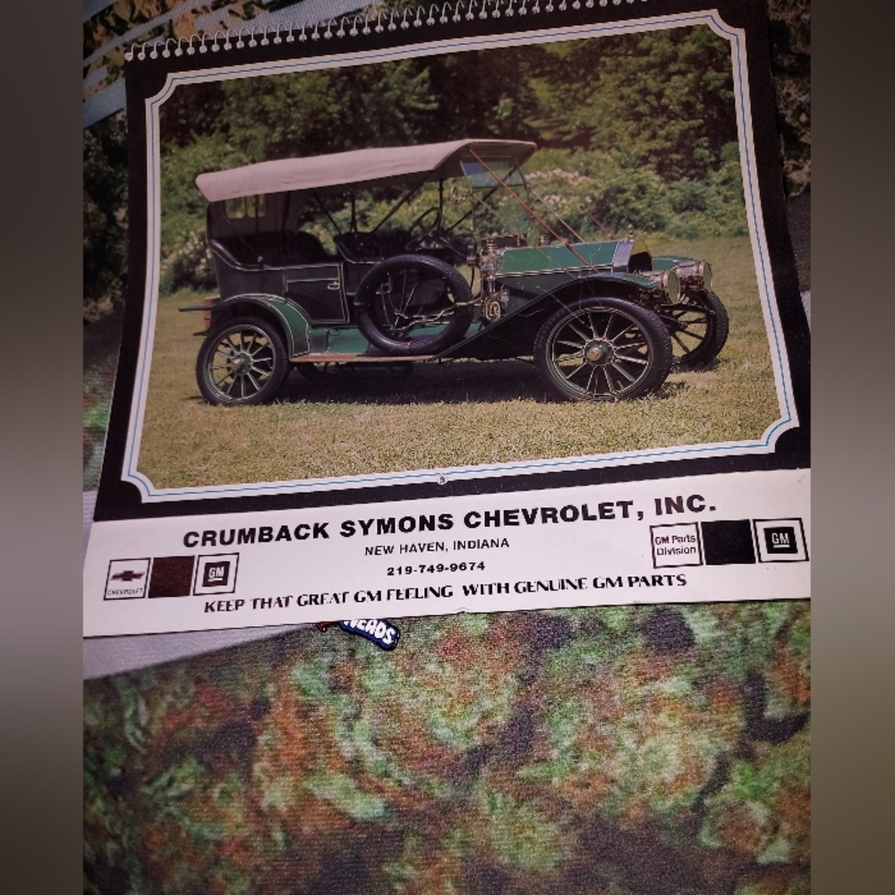 ☆NWOT Crumback Symons Chevrolet, Inc. 1980 Calandar☆